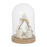 Stolp kerststal - diverse varianten - ø11x17 cm
