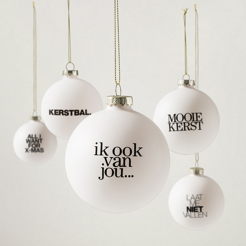 LINDA.foundation kerstbal - ik ook van jou