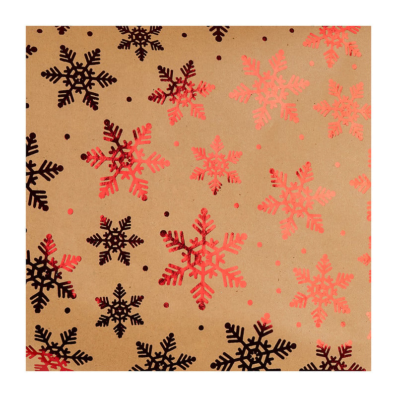 Kerst inpakpapier - sneeuwvlok - 150x70 cm