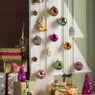 Kerst inpakpapier ster - goud - 70x200 cm