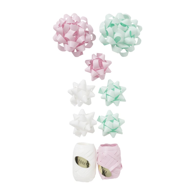 Cadeaulinten en strikken mix - pastel 