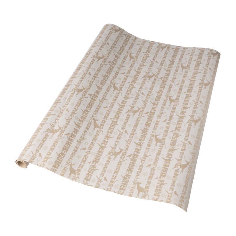 Kerst inpakpapier kraft - diverse varianten - 70x200 cm