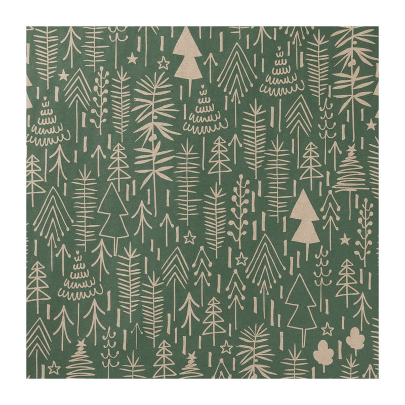 Kerst inpakpapier kraft - diverse varianten - 70x200 cm