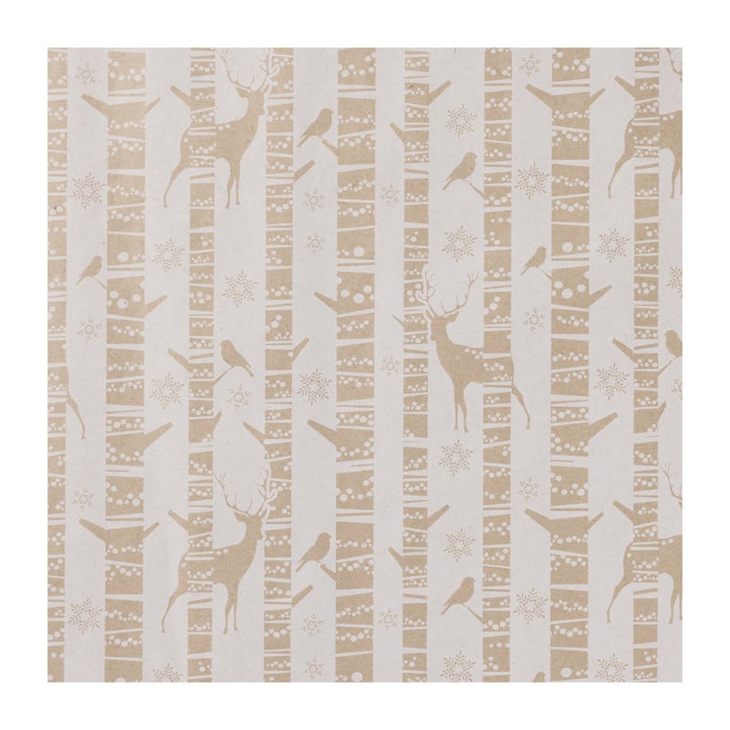 Kerst inpakpapier kraft - diverse varianten - 70x200 cm