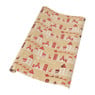 Kerst inpakpapier hotstamp - inclusief tags - 70x10.5x3.5 cm