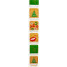 Naamstickers kerst - set van 50