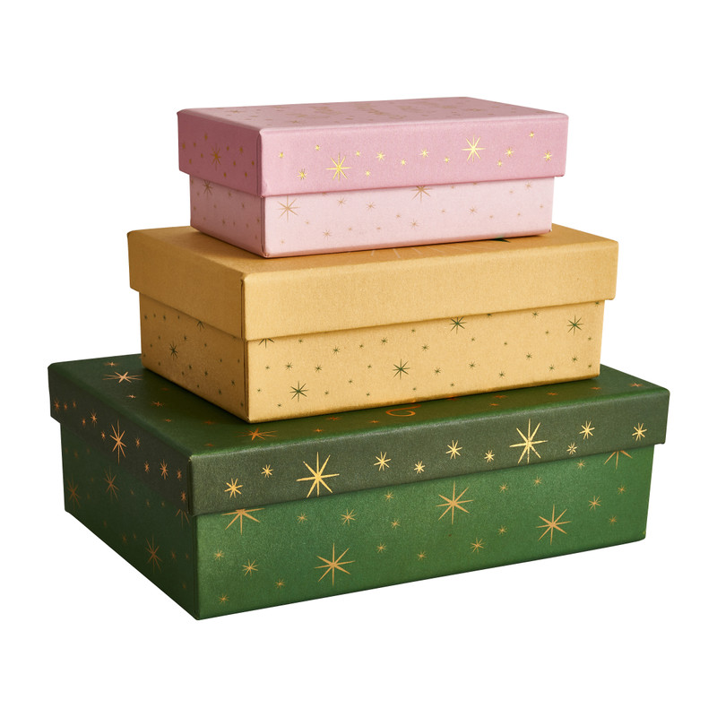 Cadeaudoos - merry christmas - 16x10x5 cm 