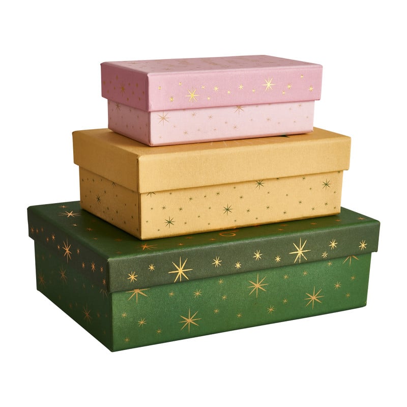 Cadeaudoos - merry christmas - 20x14x6 cm 
