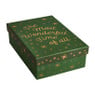 Cadeaudoos - merry christmas - 20x14x6 cm 