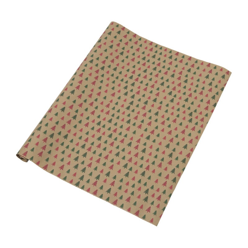 Kerstpapier kraft - diverse varianten - 200x70 cm