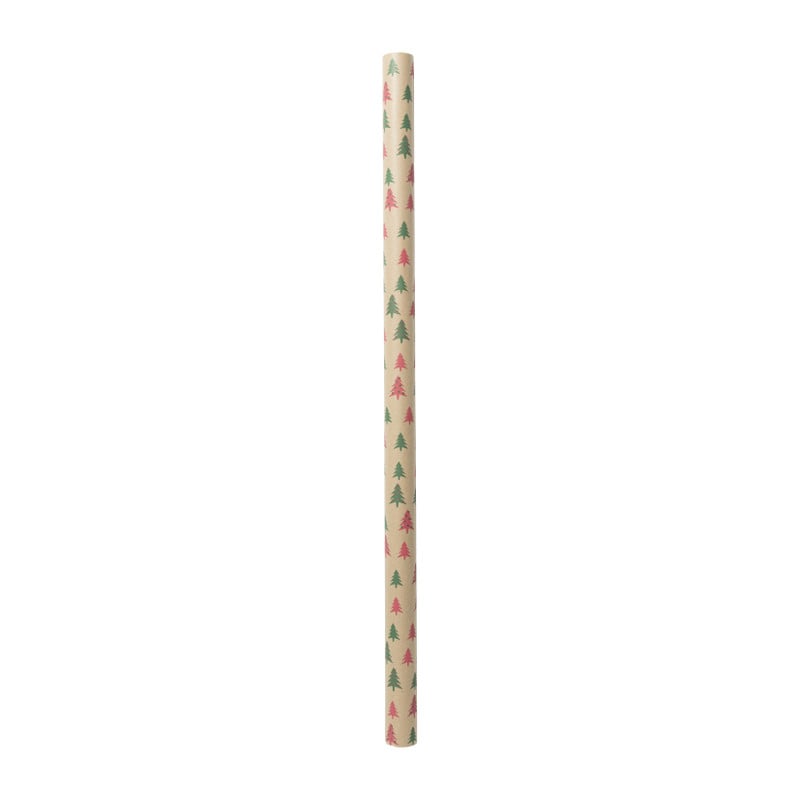 Kerstpapier kraft - diverse varianten - 200x70 cm