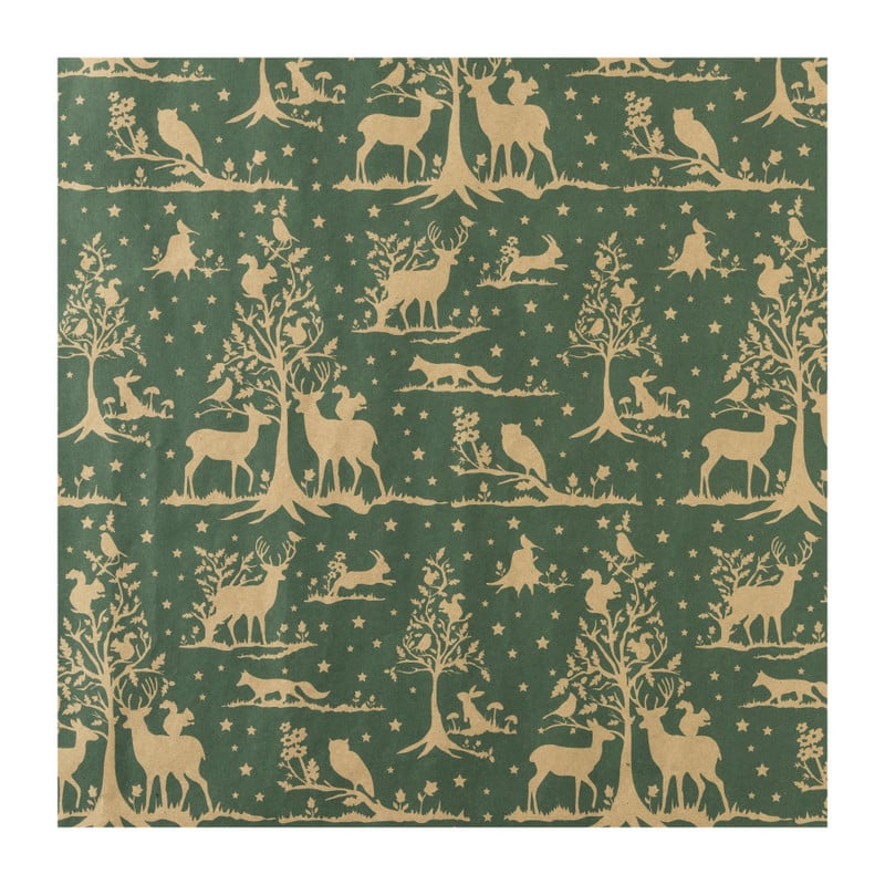 Kerstpapier kraft - diverse varianten - 200x70 cm