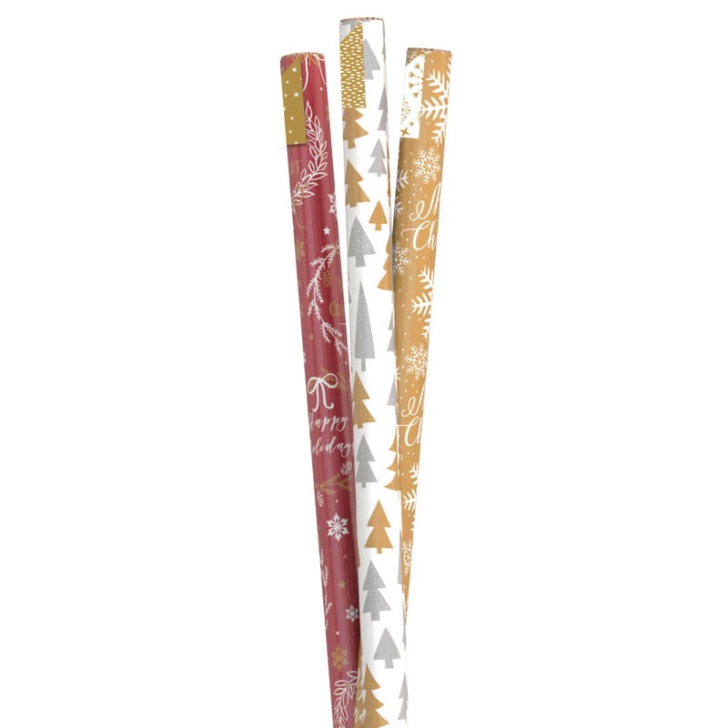 Inpakpapier duo color - multikleur - 70x200 cm