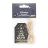 Hang tags kerst - zwart/goud - set van 12