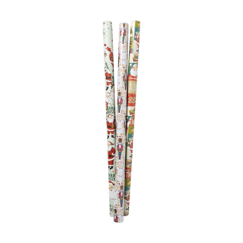 Kerst cadeaupapier trend - 200x70 cm - diverse varianten