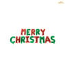 Folieballonnen merry christmas - 45 cm - diverse varianten