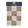 Kerstcadeau tags - goud - set van 24