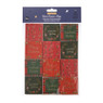 Kerstcadeau tags - rood/groen - set van 24