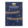 Kerstslinger gingerbread - bruin - 3.2 meter