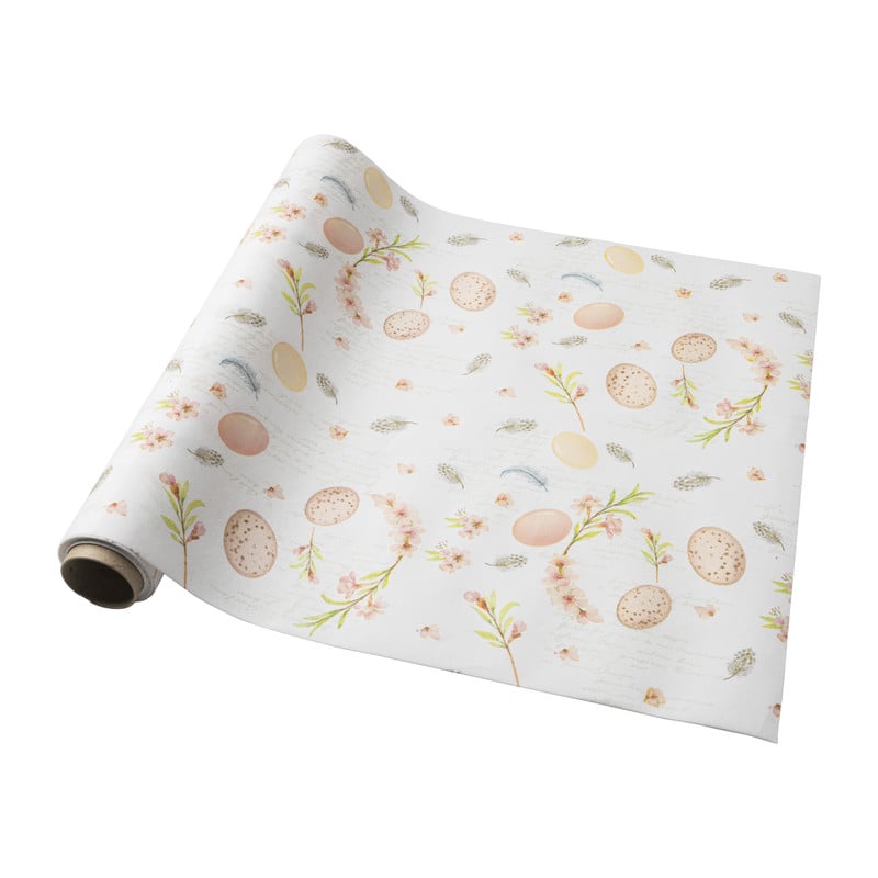 Duni tafelloper 3-in-1 rol - lovely pasen - 40x480 cm