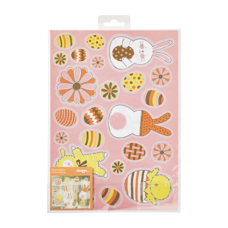 Raamsticker pasen - 30x39x2 cm