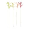 Veer op stok groot - diverse kleuren - 70 cm