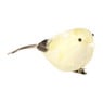 Vogel op clip gekleurd - diverse kleuren - 15x7x6 cm