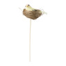 Vogelnestje op stok - diverse varianten - 24x11x7 cm