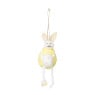 Hanger konijn pluche - 5,5x8x18 cm - diverse varianten