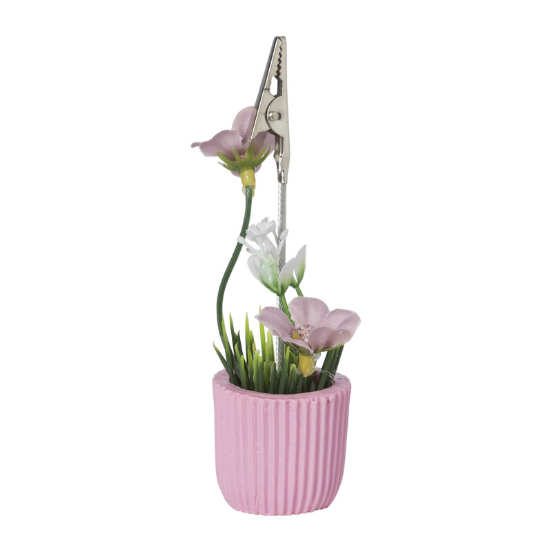 Fotoclip bloempot - diverse kleuren - ø3.4x11 cm