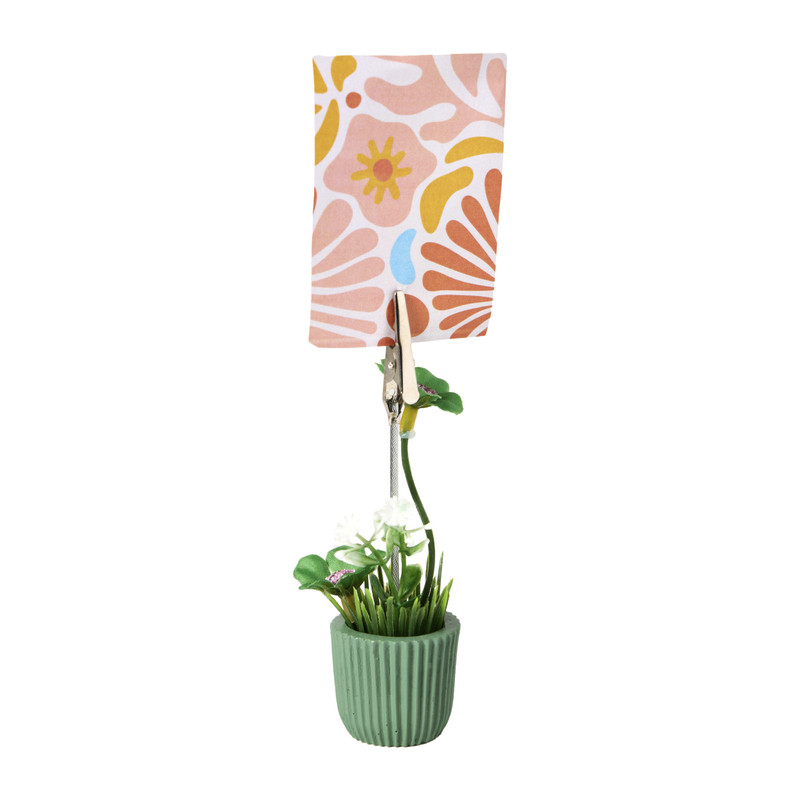 Fotoclip bloempot - diverse kleuren - ø3.4x11 cm
