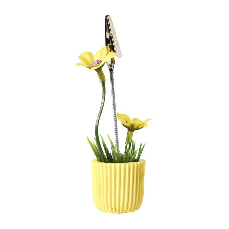 Fotoclip bloempot - diverse kleuren - ø3.4x11 cm