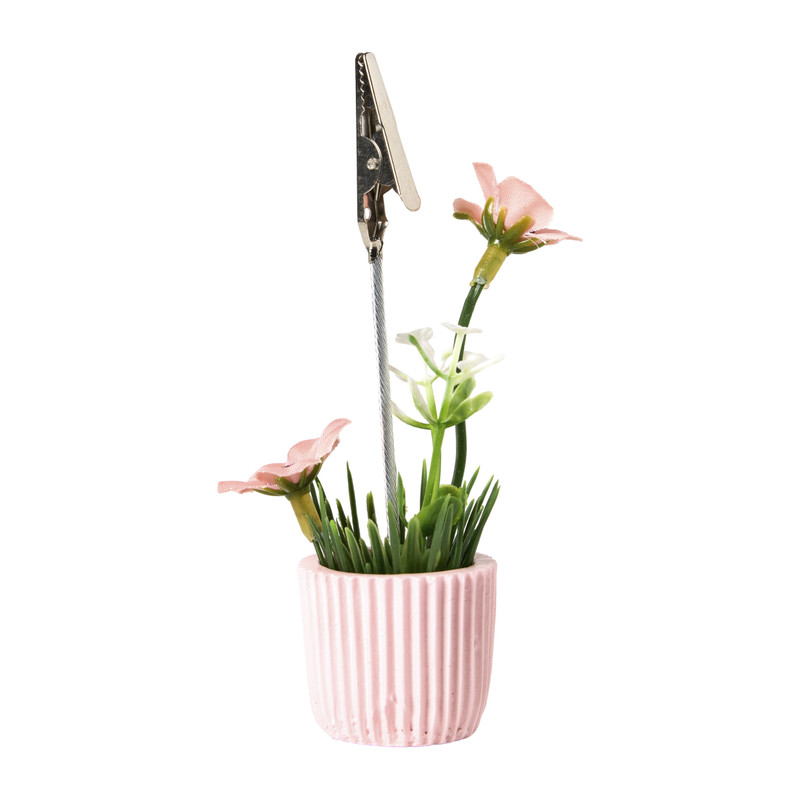 Fotoclip bloempot - diverse kleuren - ø3.4x11 cm