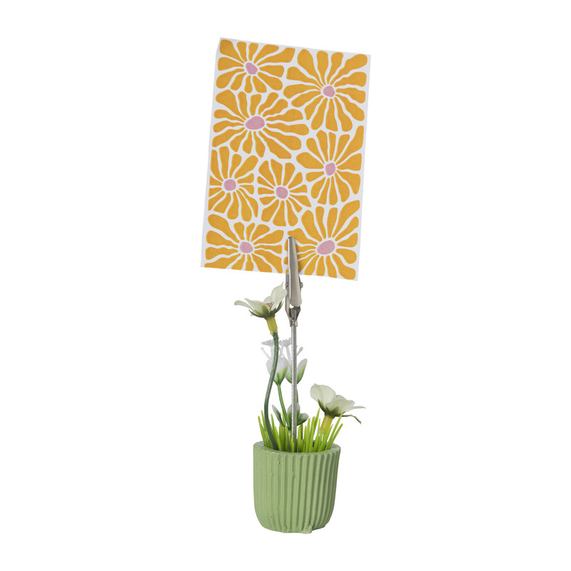 Fotoclip bloempot - diverse kleuren - ø3.4x11 cm
