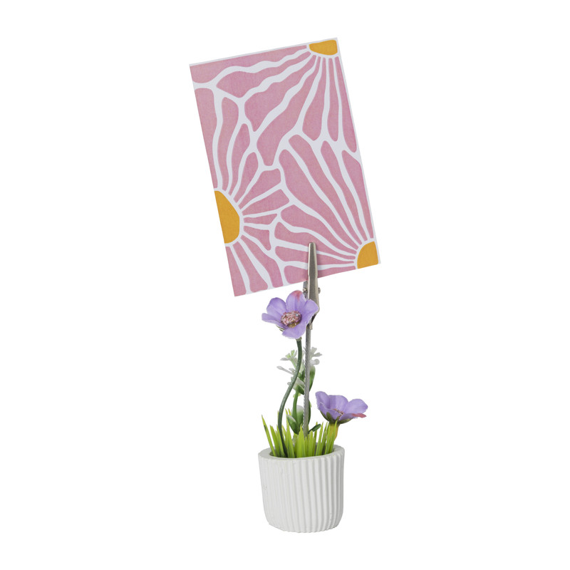 Fotoclip bloempot - diverse kleuren - ø3.4x11 cm