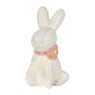Paashaas beeldje ballon - roze - 13x8x8 cm