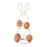 Eieren etagere haas - wit - ø17x31 cm
