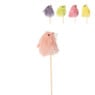 Kuiken op stok veren - diverse varianten - 33x5x3 cm