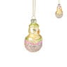 Hanger kuiken glas - diverse varianten - ø4.5x8.3 cm