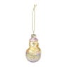 Hanger kuiken glas - diverse varianten - ø4.5x8.3 cm