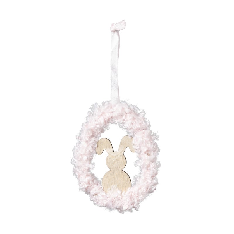 Hanger teddy ei met haas - diverse varianten - 9x7 cm 