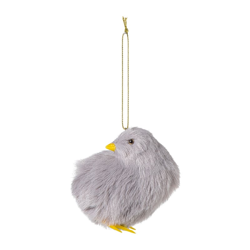 Hanger kuiken pluche - diverse varianten - 9x8x7.5 cm