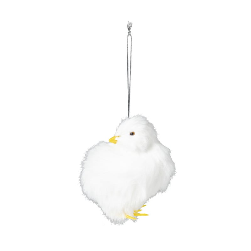 Hanger kuiken pluche - diverse varianten - 9x8x7.5 cm