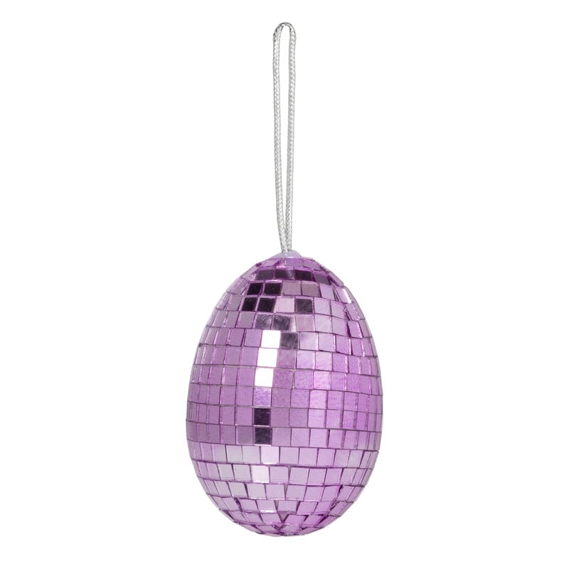 Paasei disco klein - diverse varianten - ø5.7x7.7 cm