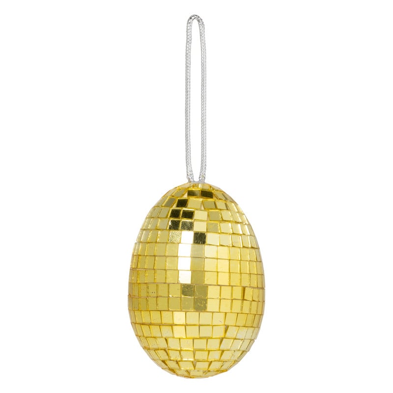 Paasei disco klein - diverse varianten - ø5.7x7.7 cm