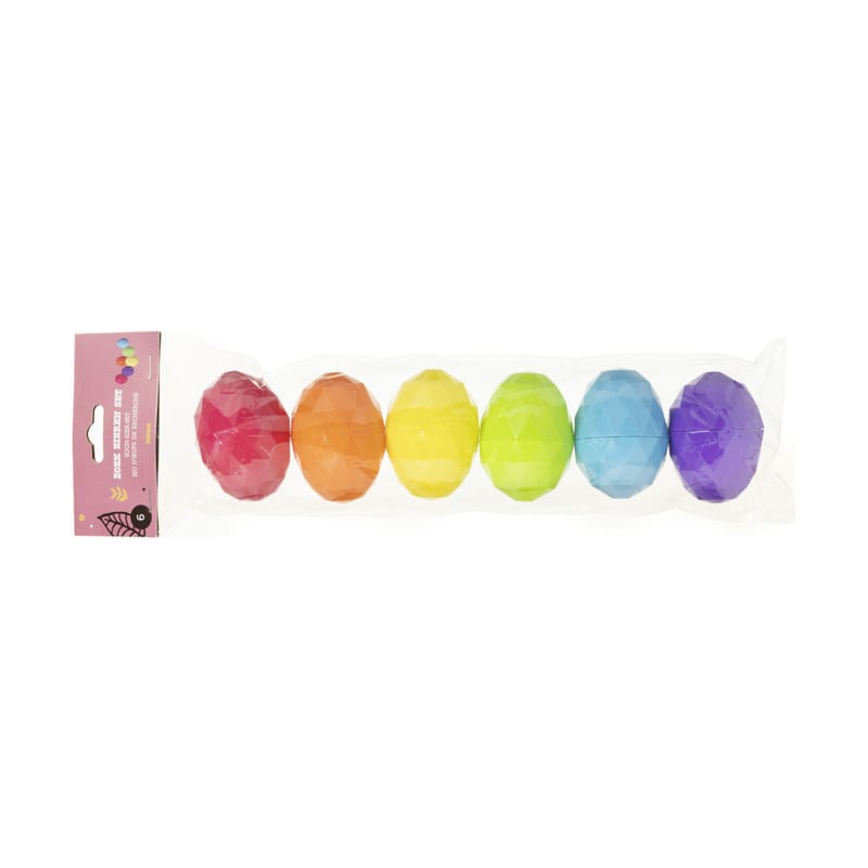 Zoekeieren - multikleur - set van 6