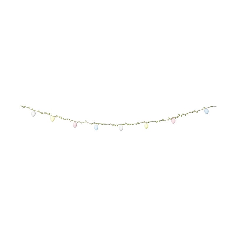 Lichtslinger paaseieren - multikleur - 15 LED - 170 cm