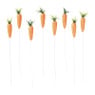 Wortel op draad - set van 8 - 14x13x2 cm