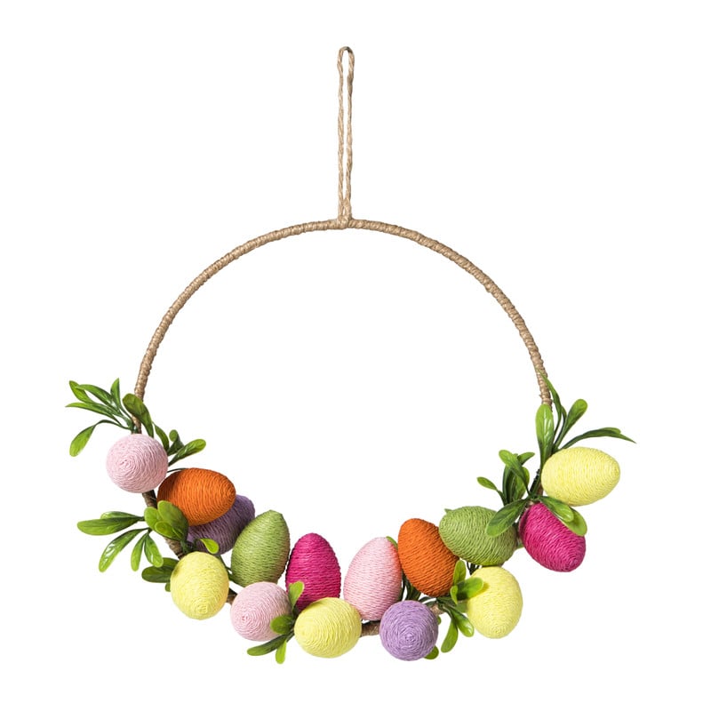 Paaskrans met eieren - multikleur - ø30 cm