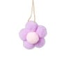 Hanger bloem vilt - lila - ø5.5 cm